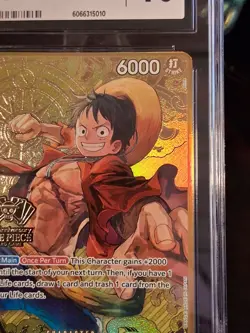 ✨2025 One Piece Monkey D. Luffy English 2nd Anniversary Set ST13-015 CGC/PSA 10 - Image 5