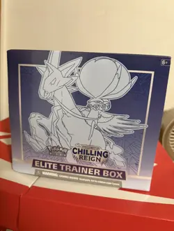 Pokemon TCG - SWSH Chilling Reign ETB Elite Trainer Box - [ICE RIDER CALYREX] - Image 1