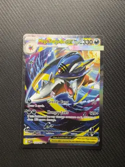 Pokemon TCG Mega Sharpedo ex 127/094 Mega Evolution Phantasmal Flames SIR - Image 1