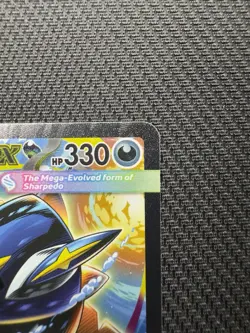 Pokemon TCG Mega Sharpedo ex 127/094 Mega Evolution Phantasmal Flames SIR - Image 3