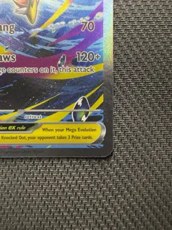 Pokemon TCG Mega Sharpedo ex 127/094 Mega Evolution Phantasmal Flames SIR - Image 5