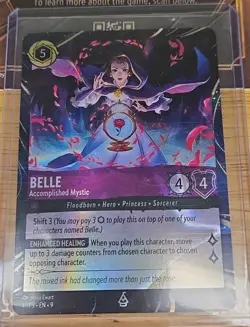 Lorcana Magical Places Promo Belle Accomplished Mystic AND Beast Gracious Prince - Image 3