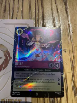 Lorcana Magical Places Promo Belle Accomplished Mystic AND Beast Gracious Prince - Image 3