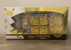 Pokemon Celebrations 25th Anniversary Pikachu V-union Premium Playmat Collection - Image 1