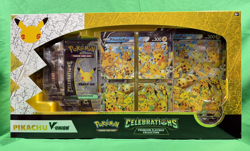 Pokemon Celebrations 25th Anniversary Pikachu V-union Premium Playmat Collection 820650809897 - Image 1