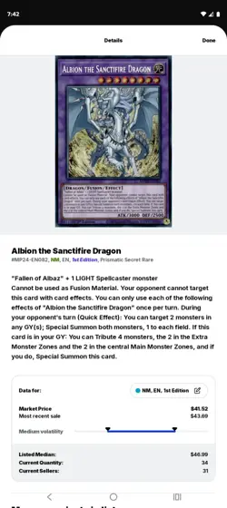 Albion the Sanctifire Dragon MP24-EN082 25th Anniversary Tin: Dueling Mirrors... - Image 5