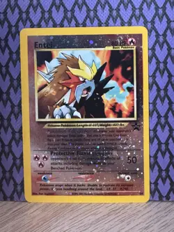 Pokemon Entei 34/53 Wotc Promo Reverse Holo Card English 2001 Basic Rare - Image 1
