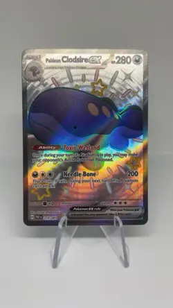 Pokemon TCG Paldean Clodsire EX Shiny Ultra Rare Card 219/091 Paldean Fates - Image 1