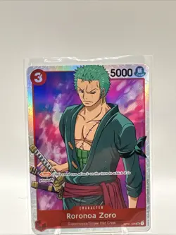 Roronoa Zoro NM OP01-025 SR One Piece Card Game Romance Dawn English - Image 1