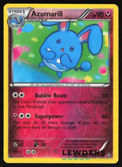 Azumarill - 103/160 - Rare Reverse Holo - Primal Clash - Pokemon Card - Image 1