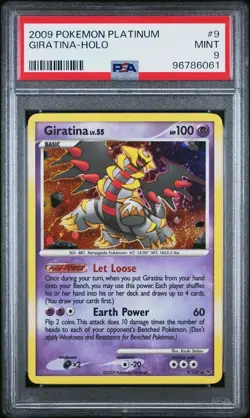 2009 Pokemon Platinum #9 Giratina Holo PSA 9 Card MINT! Trusted Seller Free Ship - Image 1