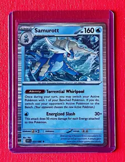 Samurott Holo 23/86 White Flare S & V Pokemon Card TCG. NM/ Mint! - Image 2