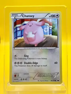 Chansey 80/108 Regular Common B&W: Dark Explorers Pokemon Card 2012 NM - Image 1