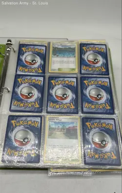 Pokemon TCG Multicolor Mixed Trading Card Lot Hardcover 3-Ring Binder - Image 1