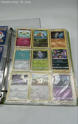 Pokemon TCG Multicolor Mixed Trading Card Lot Hardcover 3-Ring Binder - Image 2