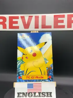 TV2 #25 Pikachu 1999 Pokemon Card Topps TV Animation Edition - Image 1