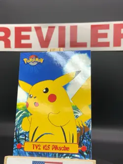 TV2 #25 Pikachu 1999 Pokemon Card Topps TV Animation Edition - Image 2