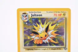 Pokemon Card TCG WoTC Jolteon Jungle 4/64 Holo Unlimited Holo Rare Vintage LP - Image 2