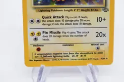 Pokemon Card TCG WoTC Jolteon Jungle 4/64 Holo Unlimited Holo Rare Vintage LP - Image 3
