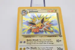 Pokemon Card TCG WoTC Jolteon Jungle 4/64 Holo Unlimited Holo Rare Vintage LP - Image 4