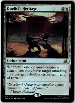 Duelist's Heritage #0153 (Foil) (TLE) Avatar: The Last Airbender Eternal - Image 1