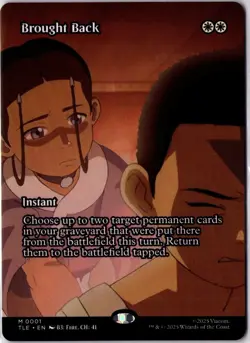 Brought Back #0001 Borderless Source Material (TLE) Avatar The Last Airbender - Image 1