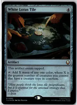 White Lotus Tile #0262 (Foil) (TLA) Avatar: The Last Airbender - Image 1