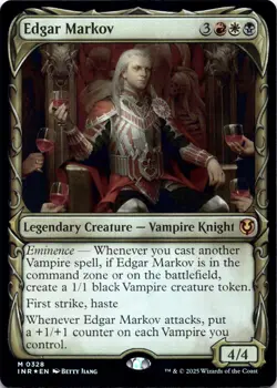 Edgar Markov (Showcase Foil) - Innistrad Remastered - Magic MTG NM - Image 1