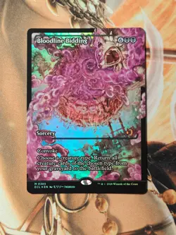 Bloodline Bidding (Showcase) - Lorwyn Eclipsed (ECL) -foil -nm - Image 1