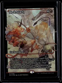 Meek Attack (0388) (Showcase) - 388 - Foil - ECL - NM - MTG Magic the Gathering - Image 1