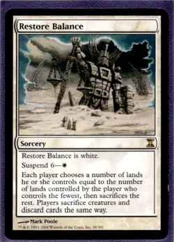 Restore Balance - Time Spiral - MTG Magic the Gathering - Image 1