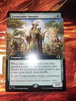 Formidable Speaker (Extended Art) Lorwyn Eclipsed Regular - Image 1