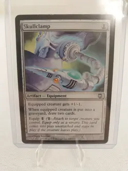 MTG Magic the Gathering Skullclamp Darksteel (#140) LP - Image 1