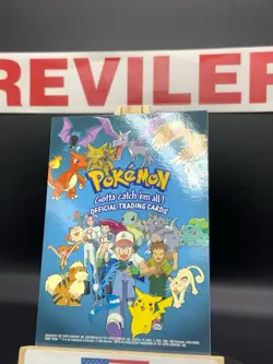 1999 Topps Pokemon Series 1 TV Animation Silver Non Foil Checklist Pink Logo -LP - Image 2