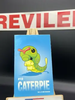 Caterpie #10 Sandylion Sticker 1999 Pokemon NM/M 1999 Nintendo - Image 2