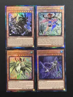 2024 YUGIOH RA03 1ST ED ULTIMATE RARE LORD OF HEAVENLY PRISON NM BONUS SET - Image 1
