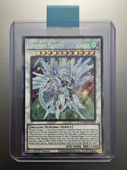 Yugioh - Shooting Majestic Star Dragon Secret Rare DAMA-EN039, Near Mint, 1st Ed - Image 1
