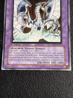 1x Yugioh Cyber End Dragon CRV-EN036 DE036 Ultimate Rare 1st Edition HP German - Image 4