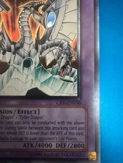 Cyber End Dragon (UTR) CRV-EN036 Cybernetic Revolution 1st Edition - Image 3