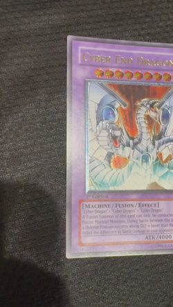 🔥 Yu-Gi-Oh!- Cyber End Dragon CRV-EN036 Ult Rare 1st Ed - Video! MUST GO!! - Image 2