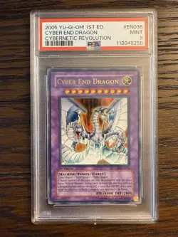 Cyber End Dragon CRV-EN036 Cybernetic Revolution 1st Edition PSA 9 - Image 1