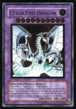 Cyber End Dragon - CRV-EN036 - Ultimate Rare - 1st Edition Yugioh - Image 1
