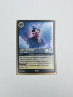 D23 Expo 2024 Mickey Mouse Playful Sorcerer Promo | Disney Lorcana NM Foil - Image 1