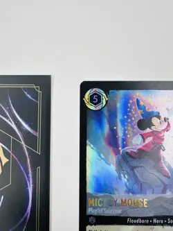 D23 Expo 2024 Mickey Mouse Playful Sorcerer Promo | Disney Lorcana NM Foil - Image 5