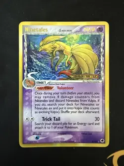 Pokemon 2006 Ninetales Delta Species Ex Dragon Frontiers 8/101 - NM - Image 1