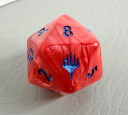 MTG Marvel Spiderman Red Oversized D20 Die Dice Life Counter D&D - Image 2