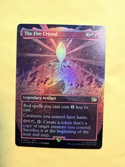 The Fire Crystal (Borderless) Final Fantasy Foil #337 - Image 1