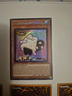 Marshmao Yummy 1st Edition Secret Rare + 3 FREE Random Cards Yugioh - Image 2
