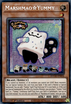 Marshmao☆Yummy - DOOD-EN024 - Secret Rare - 1st Edition - YuGiOh - Image 1