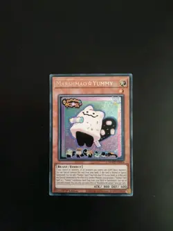 DOOD-EN024 Marshmao☆Yummy Secret Rare 1st Edition YuGiOh Card - Image 1
